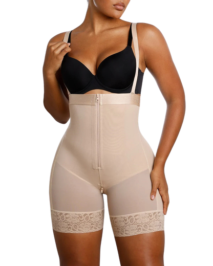 Body de compresión Firm Tummy Shaper con levantador de glúteos | SilkyContour